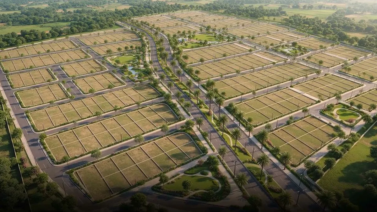 Omaxe Hathras township, aerial render