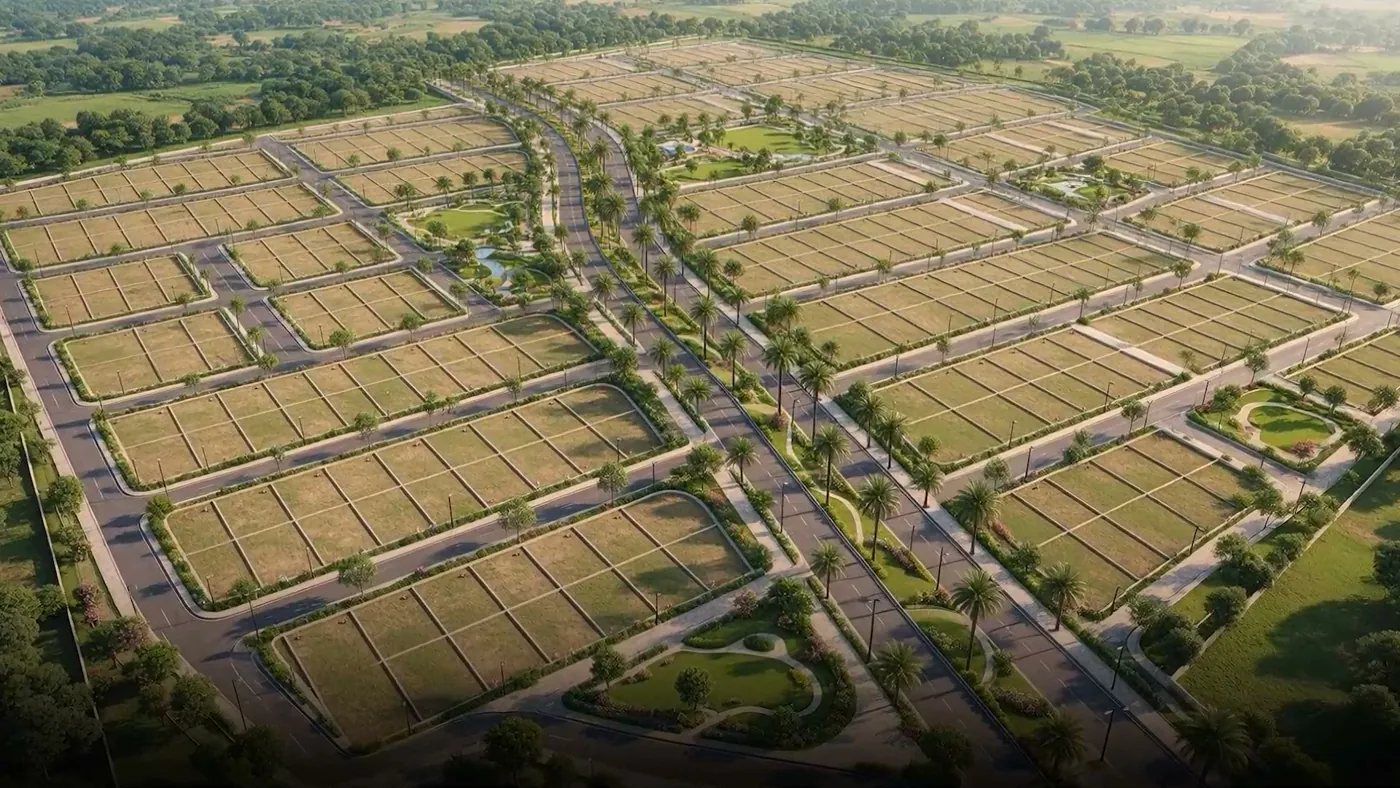 Omaxe Hathras township, aerial render
